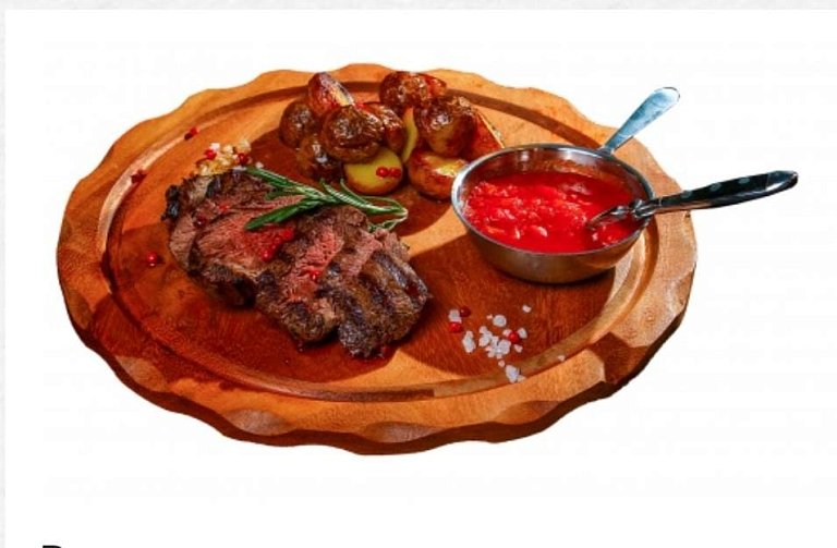 Ю Вырезка теленка с картофелем беби